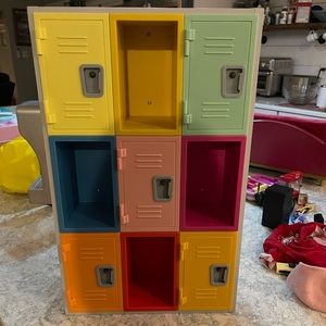 American Girl Doll Locker and Chalkboard/desk